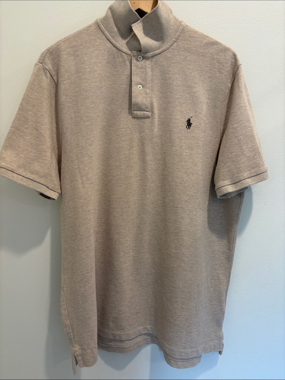 Polo Ralph Lauren Classic Fit Polo Shirt – Men’s Large – Beige/Tan